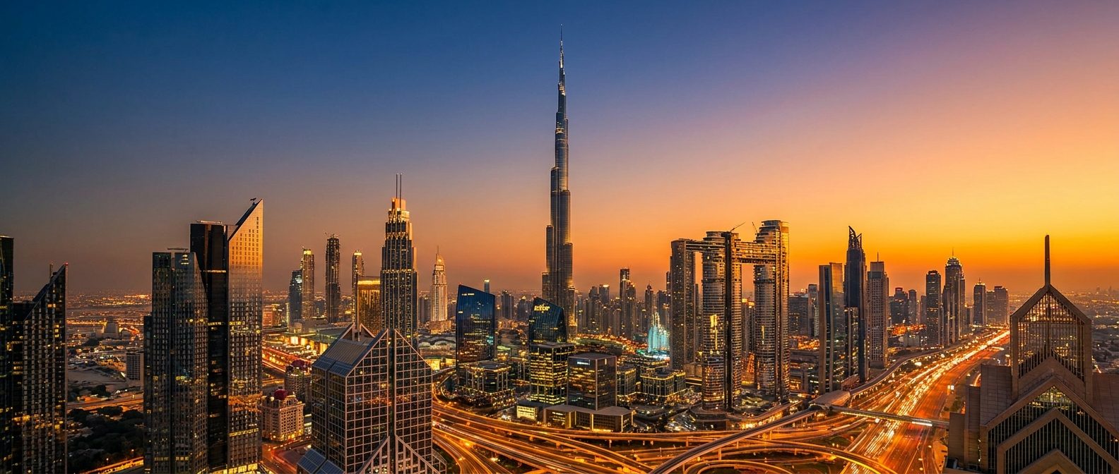 The UAE skyline